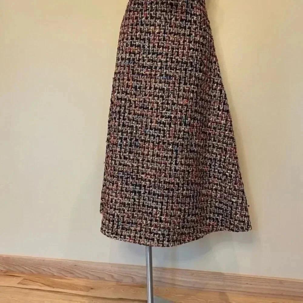 Tweed colorful skirt new 12